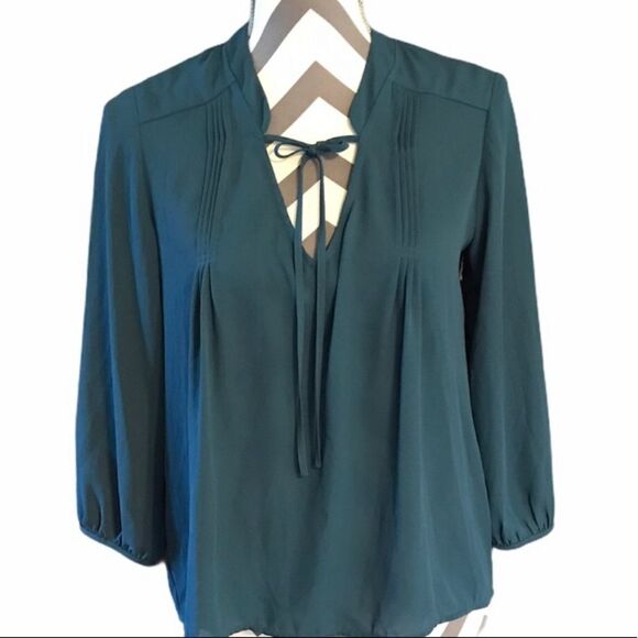Collective Concept XS Deep Green Blouse - Picture 1 of 5